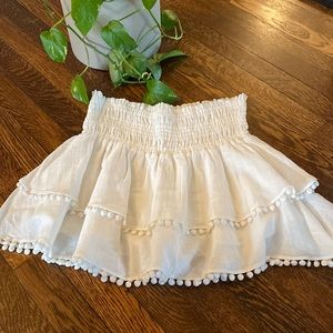 Apiece Apart Smocked Mini Skirt